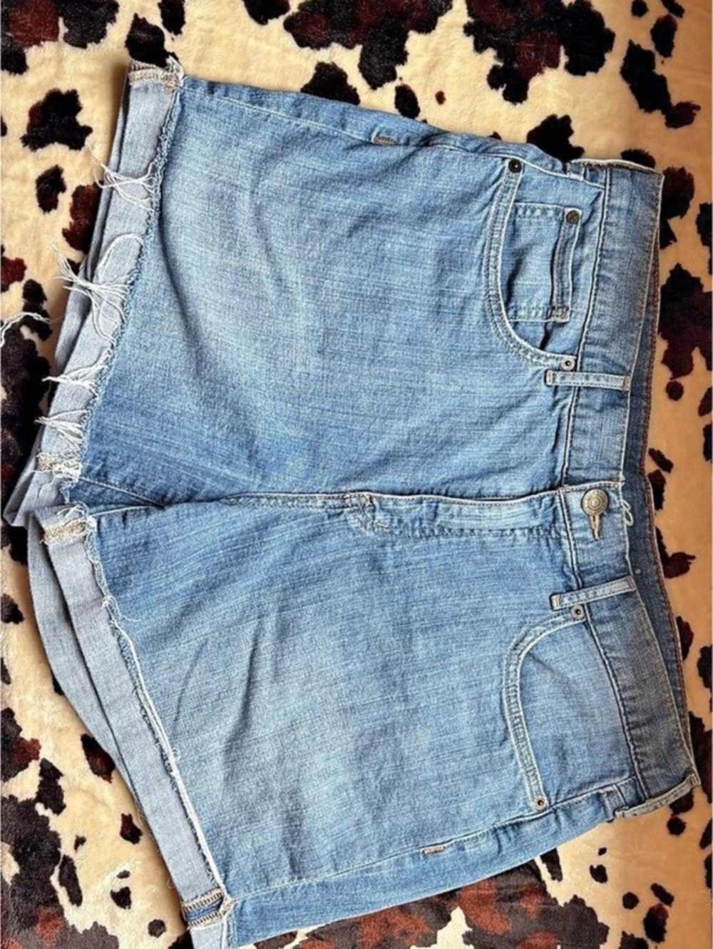 Eddie Bauer-Women's Blue Denim Jean Shorts